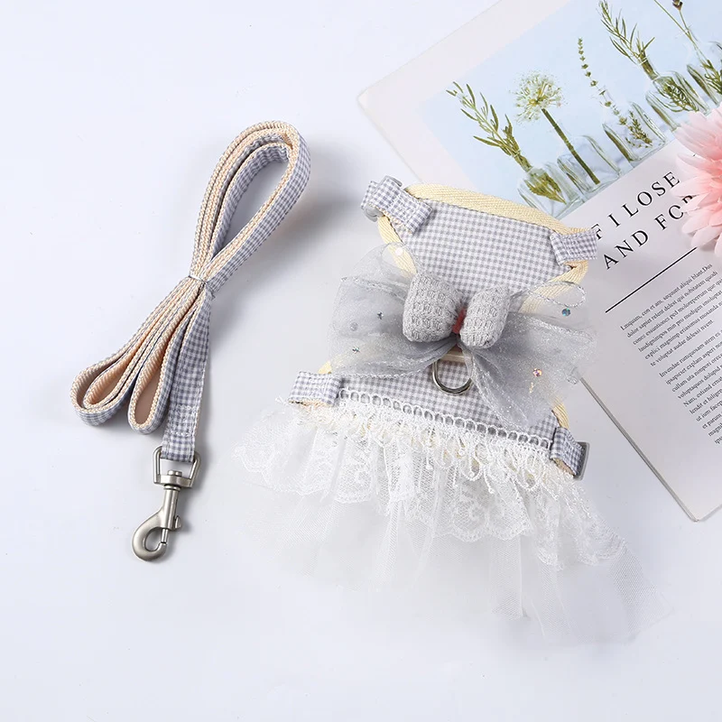 Title 2, Pet Tie Lace Princess Dress Elegant Apparel for...