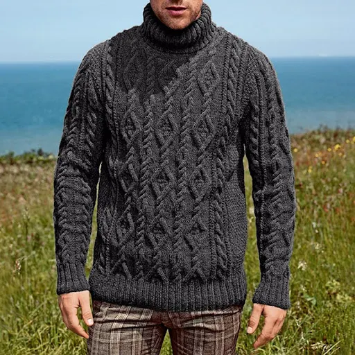 Title 9, Crocheted thick wool sweater