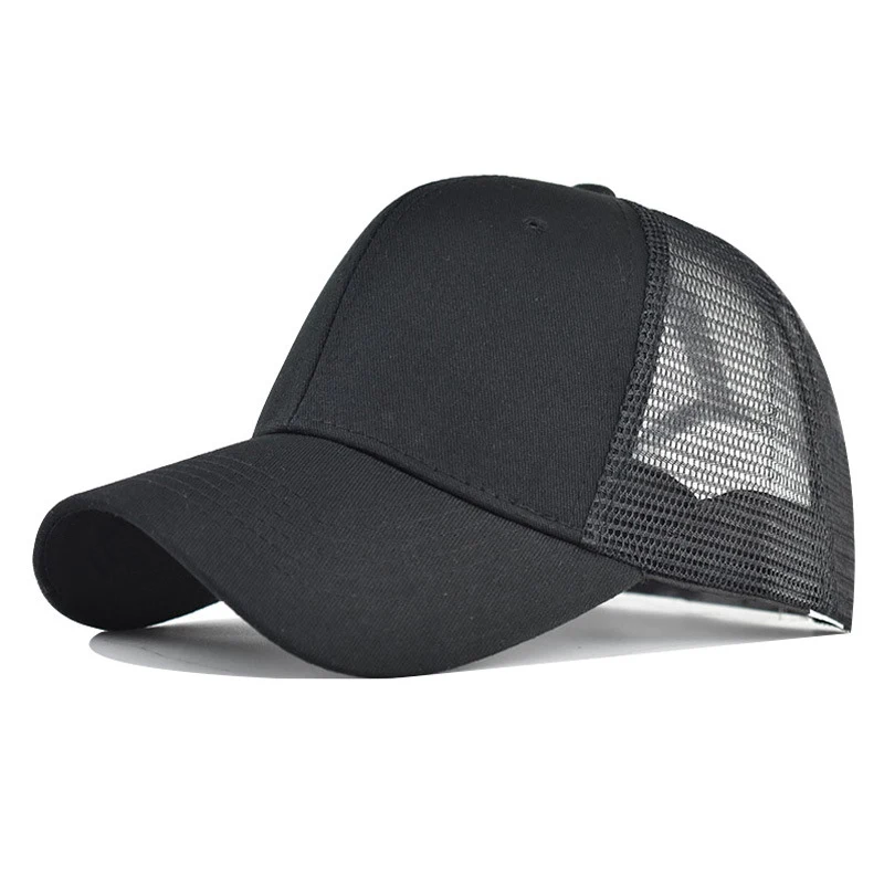 Cappellino da baseball semplice in puro cotone a rete, traspirante e leggero, perfetto per sport e tempo libero, ideale per l'estate. — foto 3