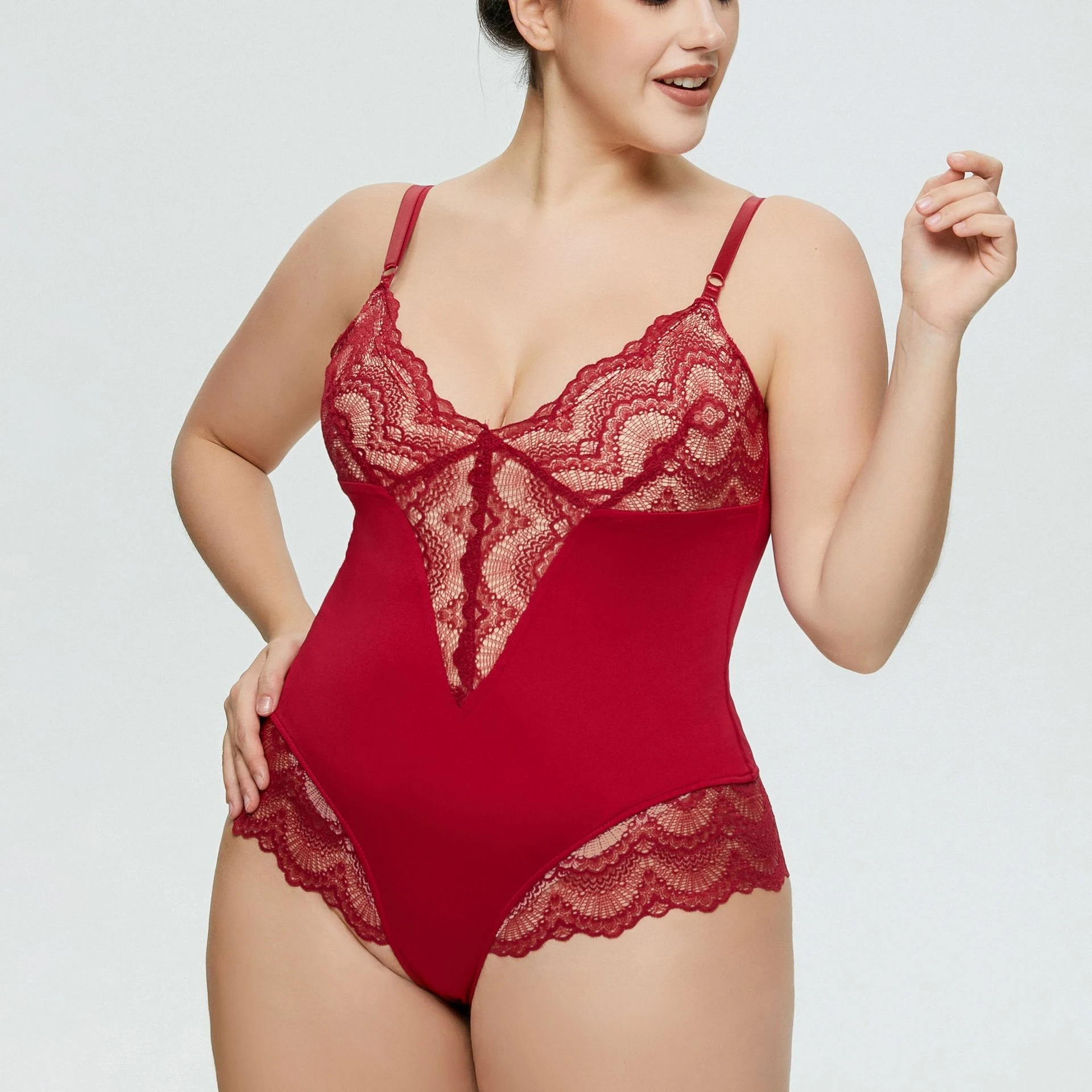 Title 39, Top tuta da donna Lingerie sexy con cuciture in...