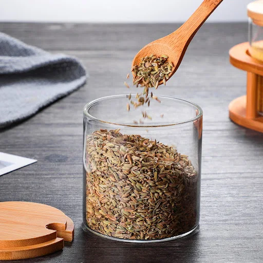 Title 4, MSG Seasoning Box with Glass Jars and Bottles f...