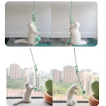 Interactive Cat Hanging Toy Simulation Cat Toy Funny Self-hey Interactive Toy for Kitten Playing Teaser Wand Toy Cat wit — photo 6