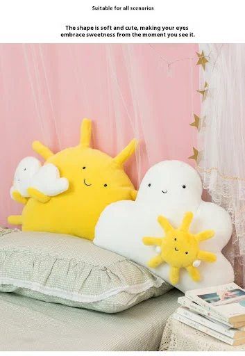 Title 6, Plush Pillow Bedside and Sofa Cushion Nap Soft ...