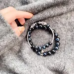 Bracelete de cristal de tigre natural Casal atraem pulseira de ímã — foto 1