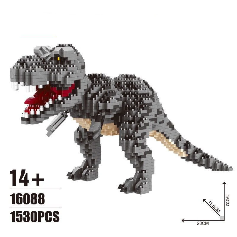Title 4, Dinosaur small particle diamond puzzle DIY buil...