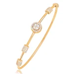 Pulseira de prata com zircônia elástica para mulheres, um acessório elegante e moderno, fácil de usar e que combina com qualquer look. — foto 10