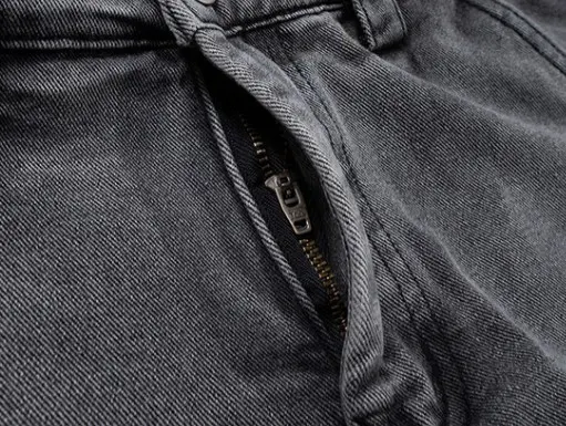 Heren broek met dubbele laag, ruches en rechte pijpen voor een stijlvolle look met comfortabele pasvorm, perfect voor dagelijks gebruik. — foto 1