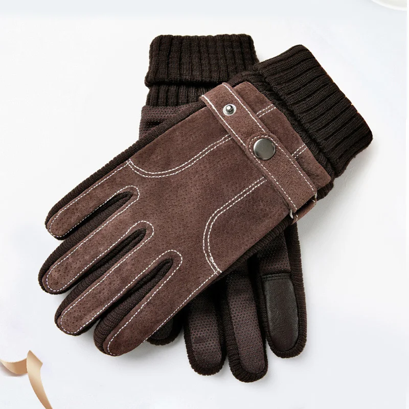 Luvas Quentes Masculinas Outono e Inverno Touchscreen Luvas Conforto Térmico e Funcionalidade para Usar Dispositivos sem Tirar as Luvas. — foto 10