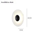 350 Diameter White Black