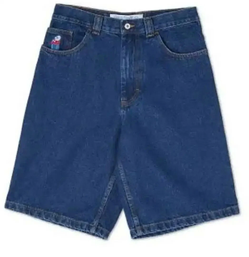 Y2g Denim Shorts with Cartoon Embroidery Pattern, stylish and comfortable for everyday wear. Perfect for a casual look, — photo 4