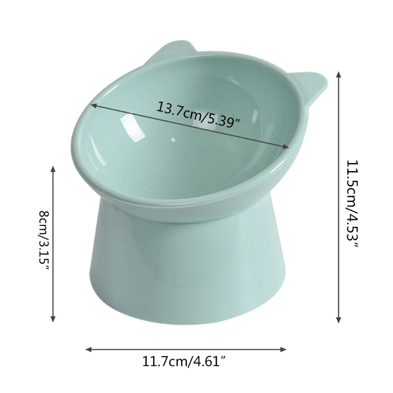 Title 6, for Cat Food Bowl Tilted Raised Posture Neck fo...