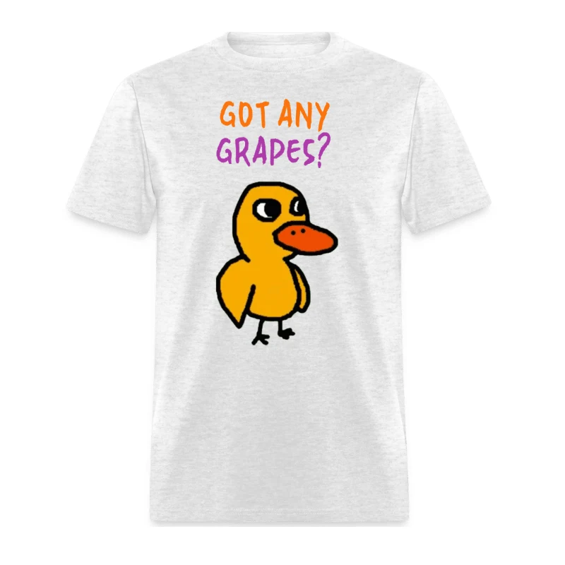 Title 2, European And American Duck Print T-shirt