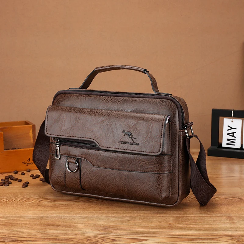 Nova Bolsa de Ombro Horizontal Masculina Design Moderno e Funcionalidade Essencial Perfeita para o Dia a Dia Conforto e Estilo em Um Único Acessório — foto 5