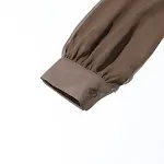Top con cappuccio, mesh trasparente, scollo a V e lacci in vita per un effetto modellante. Sensuale e alla moda per un look unico. — foto 2