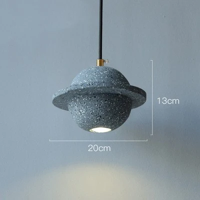 Title 13, Planet Small Chandelier Red Single Head Bedroom...