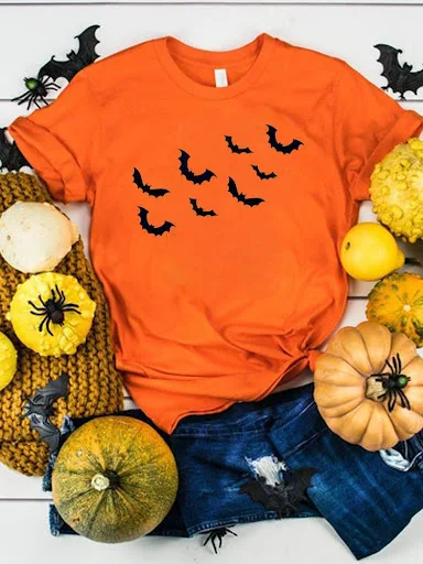 Title 5, Halloween Thanksgiving Womens Summer Graphics ...