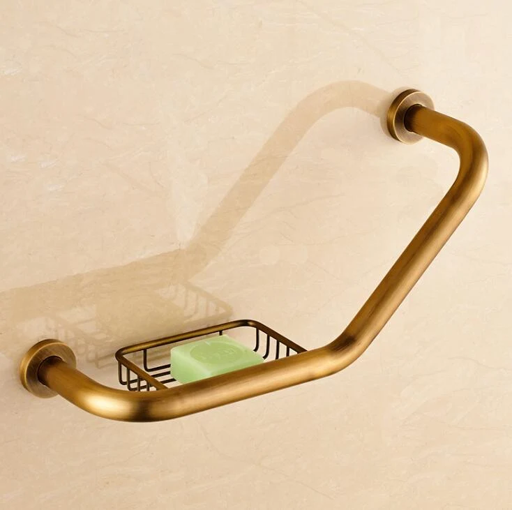 Title 5, Bathtub Handle with Copper Grab Bars in Bathroo...