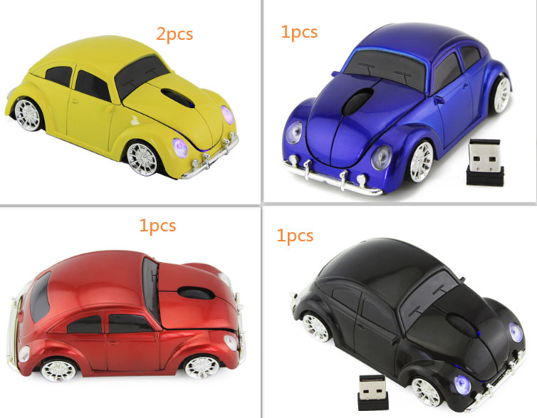 Mouse wireless Beetle Car Mouse Beetle 2.4G. Design ergonomico e connessione stabile per un'esperienza di navigazione fluida e confortevole. — foto 4