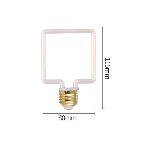Title 4, LED Ampul E27 Vidalı Retro Yumuşak Filament Amp...
