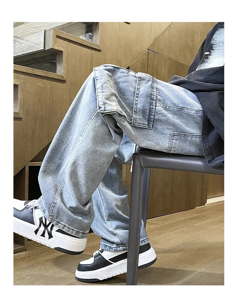 Title 3, Jeans de trabajo modernos para hombre, estilo r...