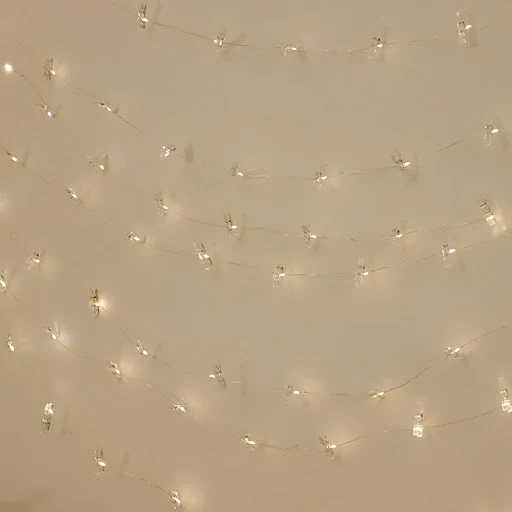 Title 2, LED Copper Wire Gypsophila Holiday Lantern Outd...