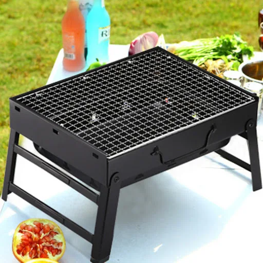 Title 1, Portable Folding Charcoal Barbecue Grill for Ou...