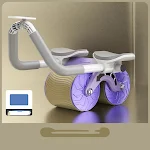Ab Wheel Automático Rebote con Soporte Codo para Abdominales Rodillo Abdominal Adelgazamiento Vientre Fitness para Hombres y Mujeres — foto 18