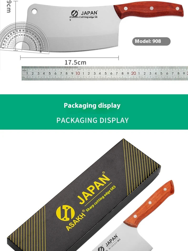 Title 4, Stainless Steel Kitchen Knife for precision cut...