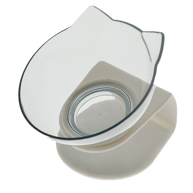 Title 5, Non-Slip Double Cat Bowl Dog Bowl With Stand Pe...