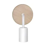 White wooden ceiling plate