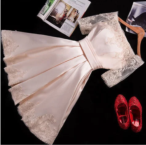 Title 6, Lace Off Shoulder Wedding Dress. Embrace timele...