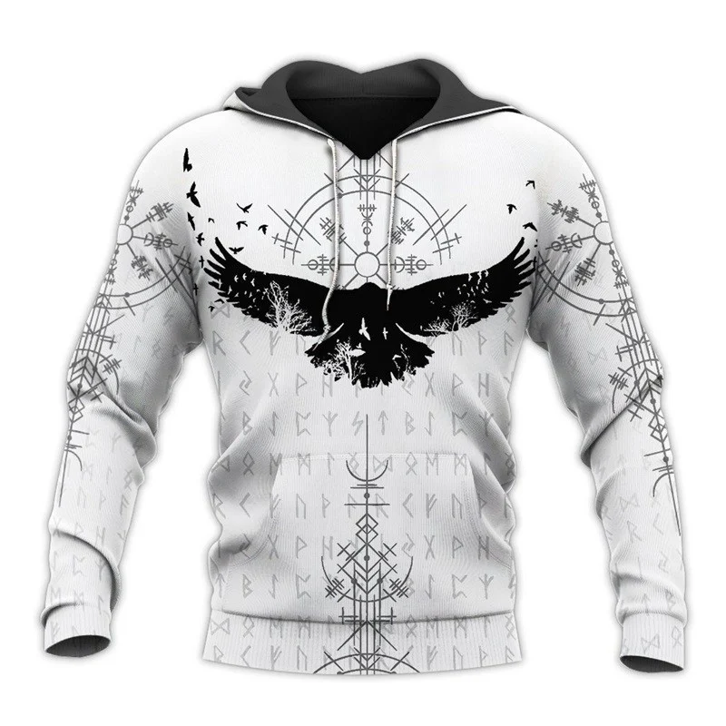 Vikings Warrior 3D Digital Printing Men's Fashion Trendy Sweater Hoodie Stylish Comfortable and Unique Design Perfect fo — photo 4