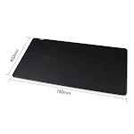 Mouse Pad com carregamento sem fio 15W em couro PU, superfície grande para mesa, ideal para trabalho e otimizar o espaço — foto 4