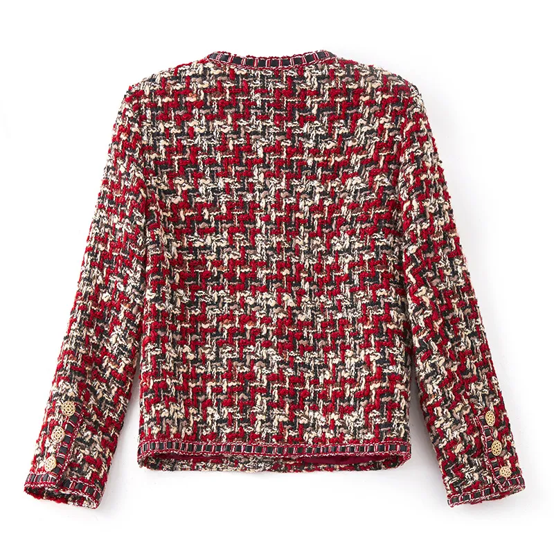 Title 10, Celebrity Red Celebrity Xiaoxiang Tweed Short J...