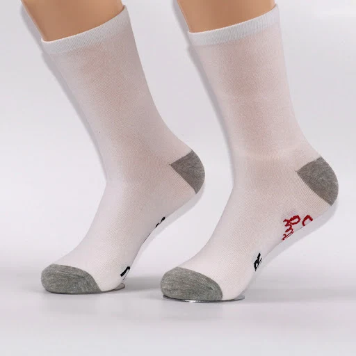 Title 2, Foot Letter Jacquard Casual All Cotton Mid-calf...