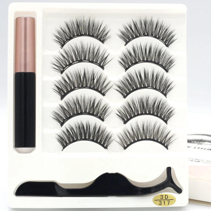 Title 1, 5 pairs of magnetic eyelashes for stunning eyes...