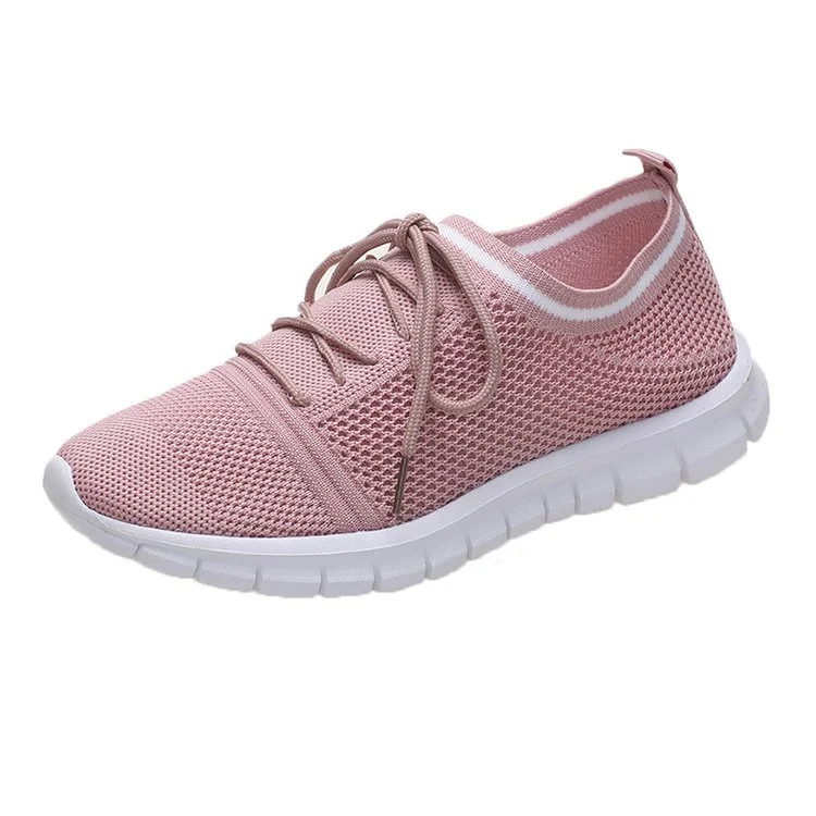 Chaussures individuelles pour femmes en maille respirante couleur pure. Confort et légèreté pour un usage quotidien, idéales pour l'été. — photo 4