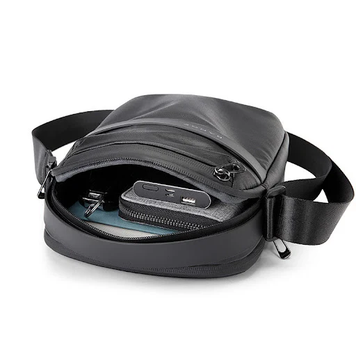 Title 3, Nova Bolsa Crossbody Masculina Bolsa de Ombro B...