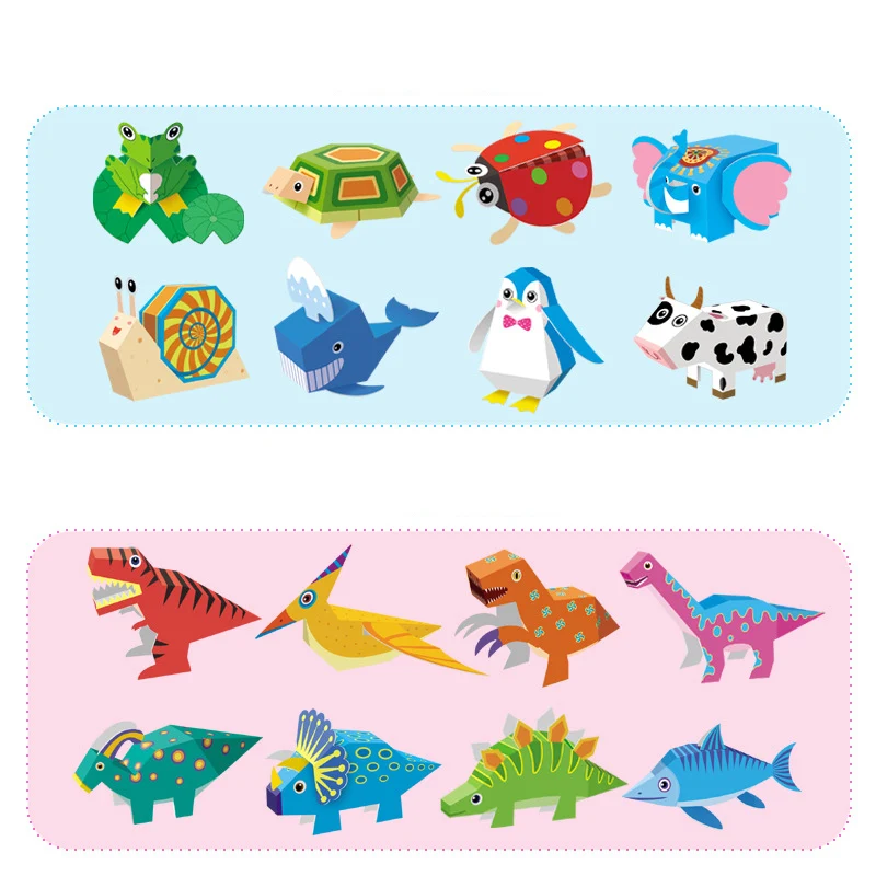 Brinquedos Educativos Infantis Origami de Papel Recortado Aprenda e Brinque com Artesanato. Estimula a Criatividade e Habilidades Motoras Finas de Crianças — foto 3