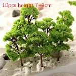 10pcs 9cm HO OO Scale Model Trees for Train Railroad Layout Diorama Wargame Scenery. Enhance your layouts and create rea — photo 6