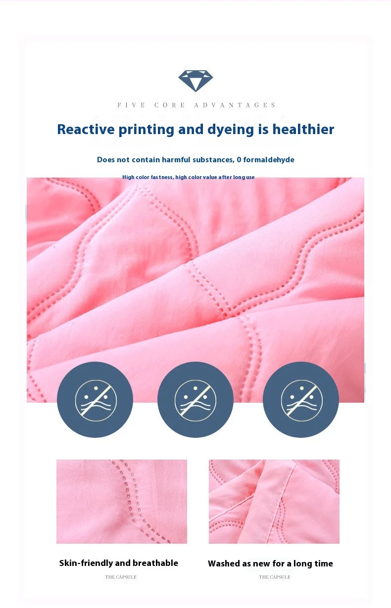 Title 21, Machine Washable Summer Washed Cotton Airable C...