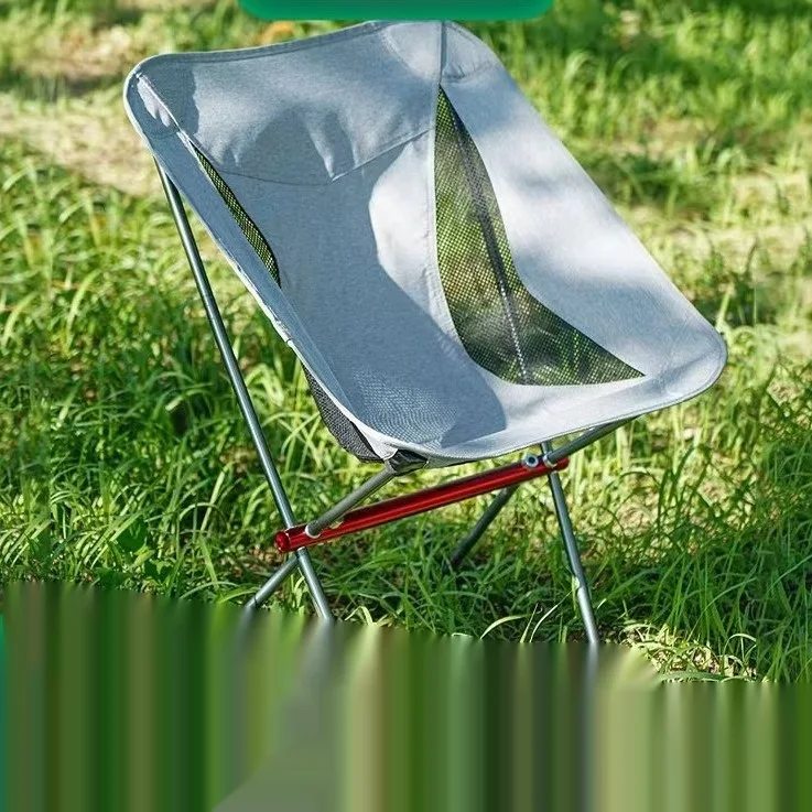 7075 Portable Aluminum Alloy Outdoor Camping Leisure Chair, lightweight and durable, perfect for outdoor relaxation and — photo 7