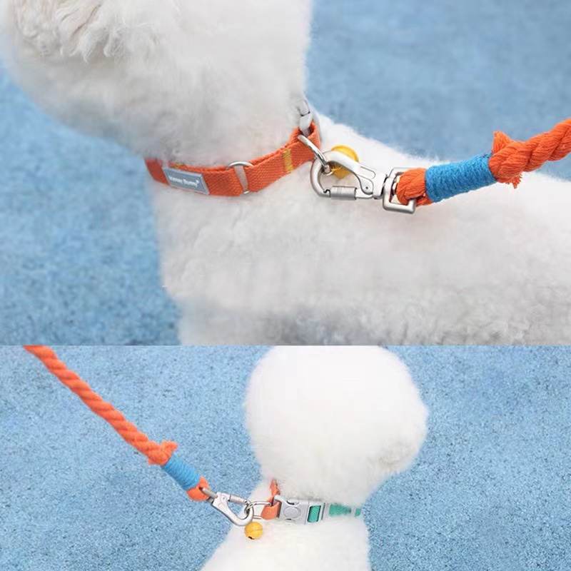 Title 6, Handmade Cotton Rope Dog Traction Rope. Durable...