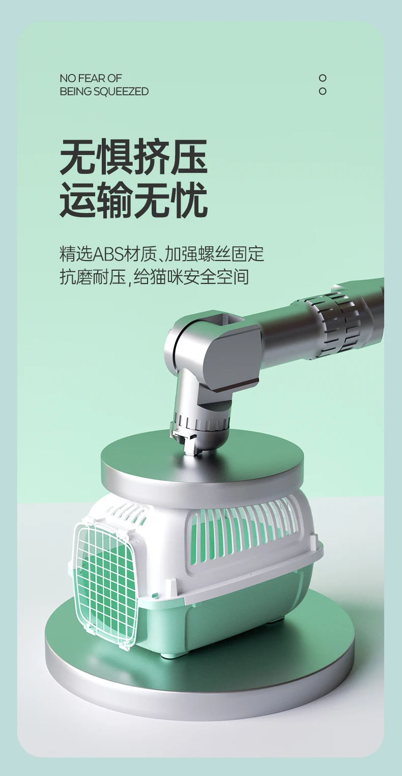 Title 5, Portable Cat Carrier Designer Plastic Outdoor C...