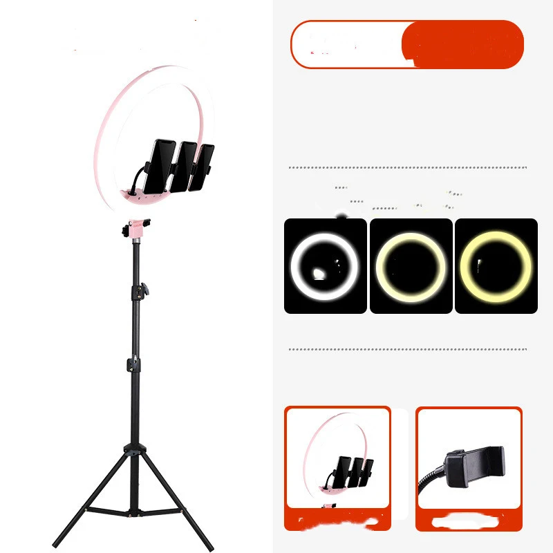 Title 2, Anello Luminoso LED 45cm 18 Pollici con Control...