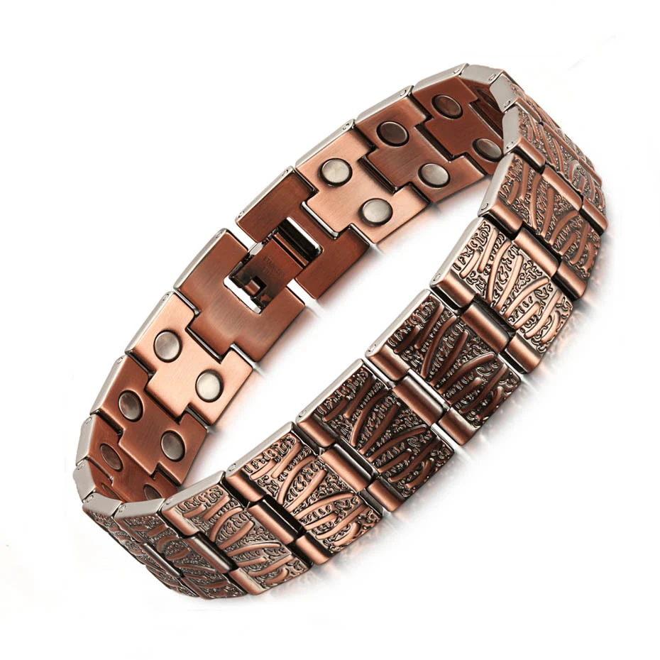 Pulseira de cobre de ímã dupla da linha dragão — foto 1