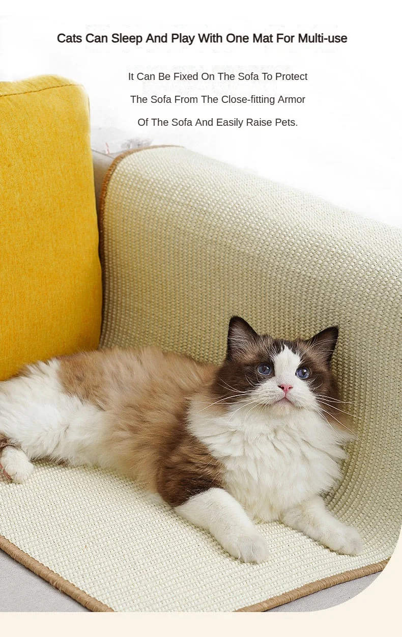 Title 4, Cat Scratcher Sisal Mat Board Cat Scratch for S...