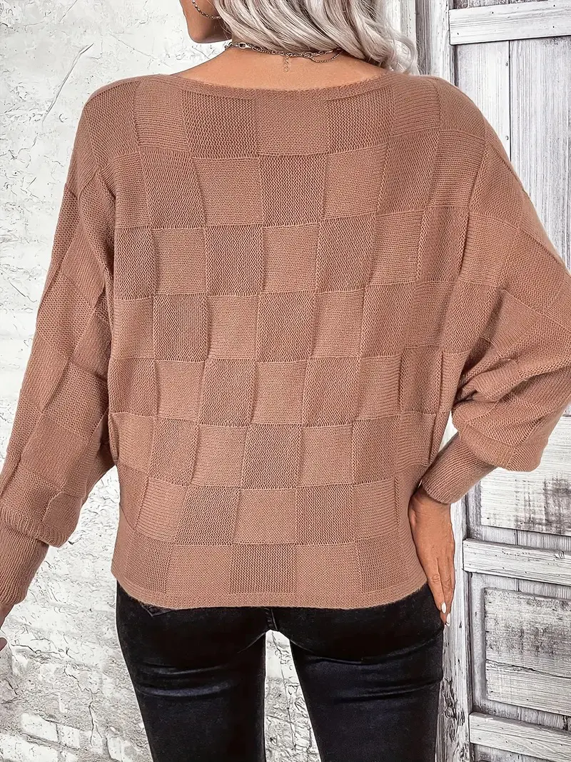 Title 4, Jersey Pullover Cuello Redondo Manga Larga Punt...