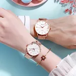 Relógio de quartzo à prova d'água Mesh Strap Ladies Watch — foto 1