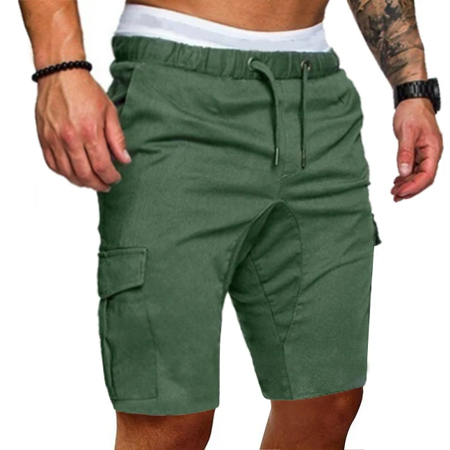 Title 7, Mens Loose Casual Thin Belt Shorts Lightweight...